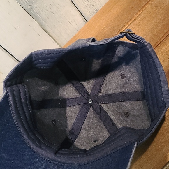 WTF fishing hat ball cap "Where's The Fish" NWT adjustable buckle strap - Picture 3 of 5